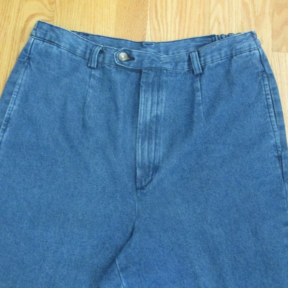 WHITE STAG WOMEN'S SIZE 14 TALL JEANS DARK BLUE DENIM TROUSER STYLE STRAIGHT LEG - Picture 2 of 9